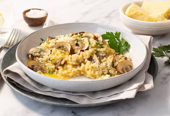 mushroom risotto