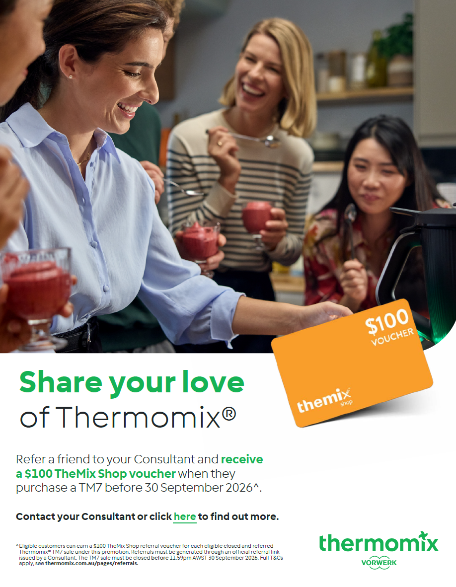 refer a friend thermomix $100 referral voucher 2026